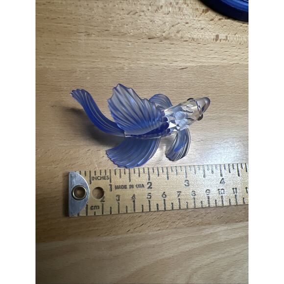 Swarovski Siamese Fighting Fish Blue Crystal Figurine 236718 MINT original box - Picture 15 of 16